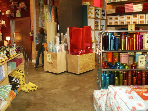 Here we are at Urban Outfitters... Paul bought a whole bunch of shirts. I bought a book called "All About Me", which is like a book version of those silly LiveJournal surveys everyone does. Only since it's in book form, I'll treat it like an instruction manual of me.