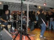 Clay Wheels play. Drumber dude was awesome. Bass guiterist was cool. Lead guiter guy didn't fit.
